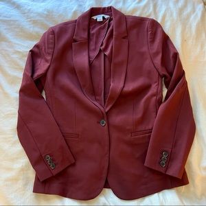 Dark Red Blazer